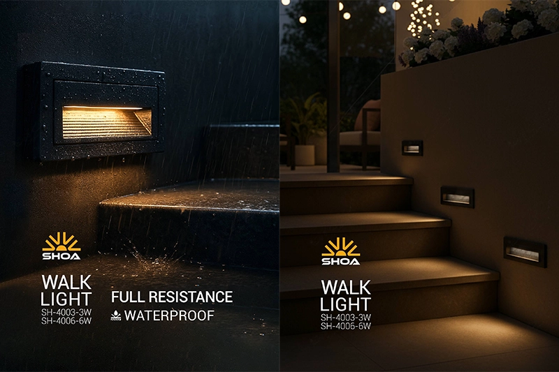 چراغ زیر و کنار پله SH-4003-3W شعاع الکتریک