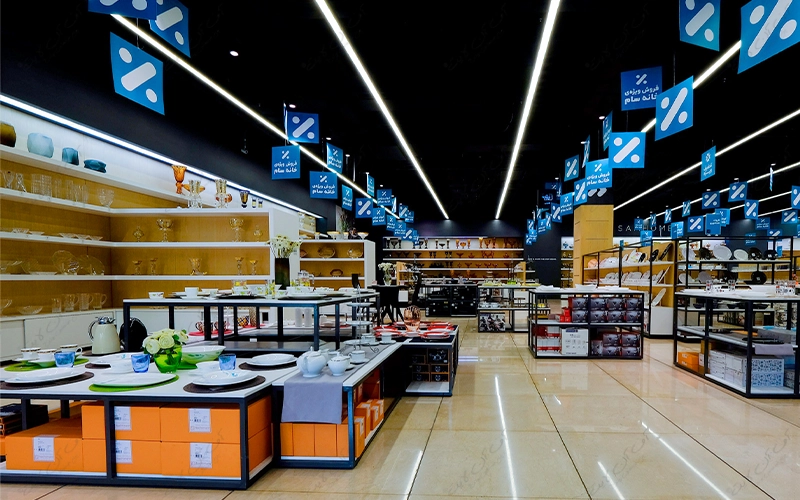 چراغ خطی روكار يا آويز اينفينيتي C مازی نور