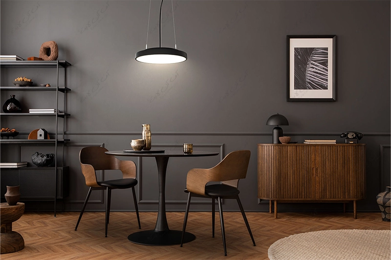 چراغ سقفی LED قطر 45 سانت 28 وات مدل لونا مازی نور