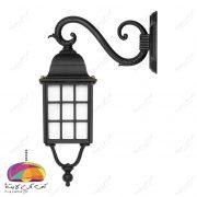 چراغ دیواری حیاطی مدل مشبک شاخه سناتور2 شب تاب