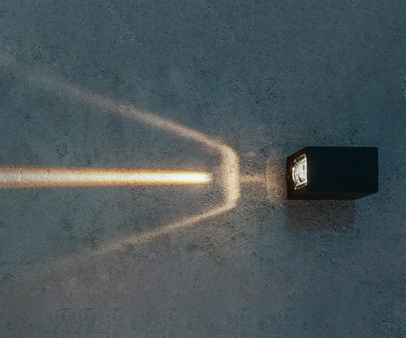 چراغ دکوراتیو یک طرفه خطی مستطیل IP65 زمرد نور