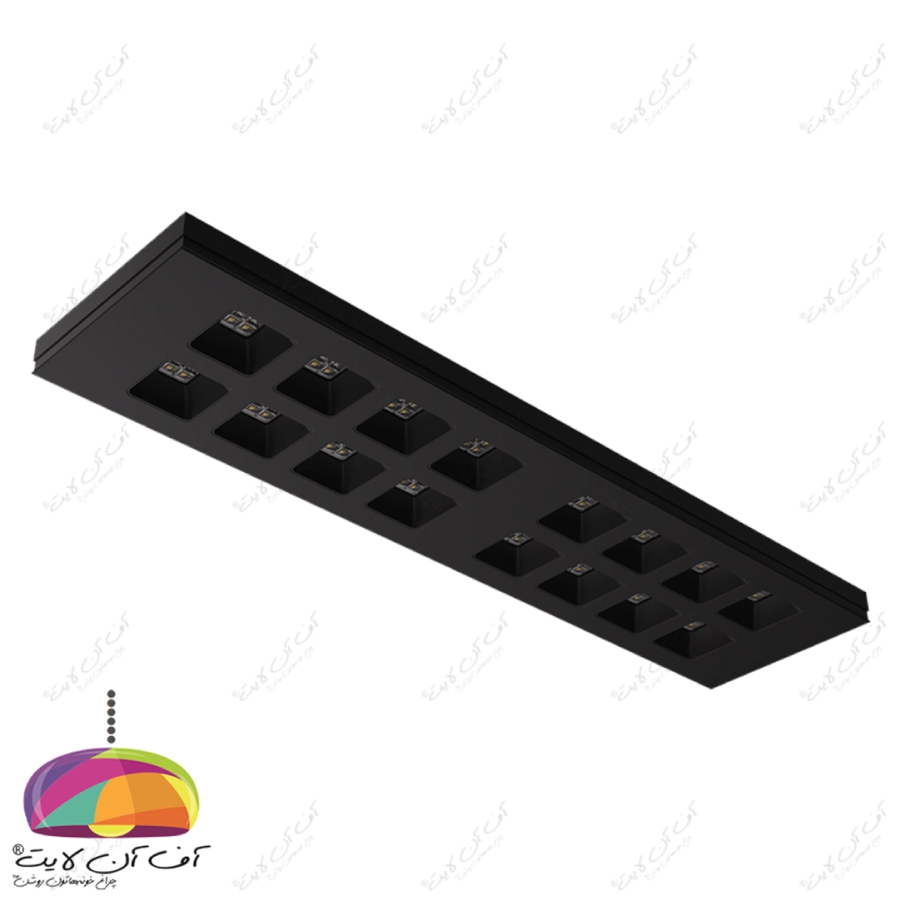 خرید چراغ سقفی LED روکار 120×30 مدل برلیانس مازی نور