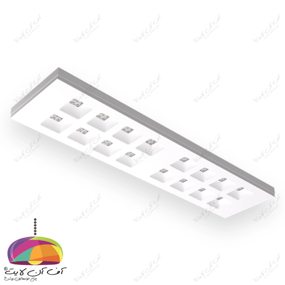 خرید چراغ سقفی LED روکار 120×30 مدل برلیانس مازی نور