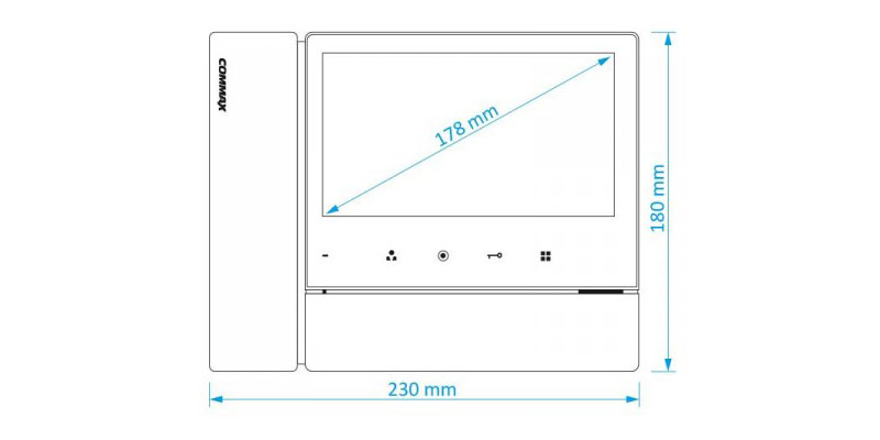 قیمت آیفون تصویری کوماکس مدل CDV-70N