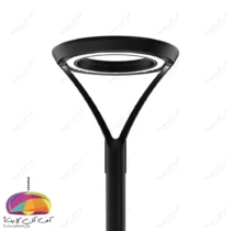 خرید چراغ پارکی LED مدل سایرس بدنه مشکی مازی نور