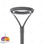 خرید چراغ پارکی LED مدل سایرس بدنه طوسی مازی نور