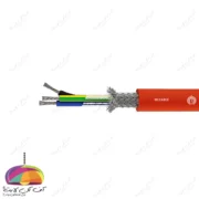 کابل نسوز سیلیکونی شیلددار سیل‌کیبل