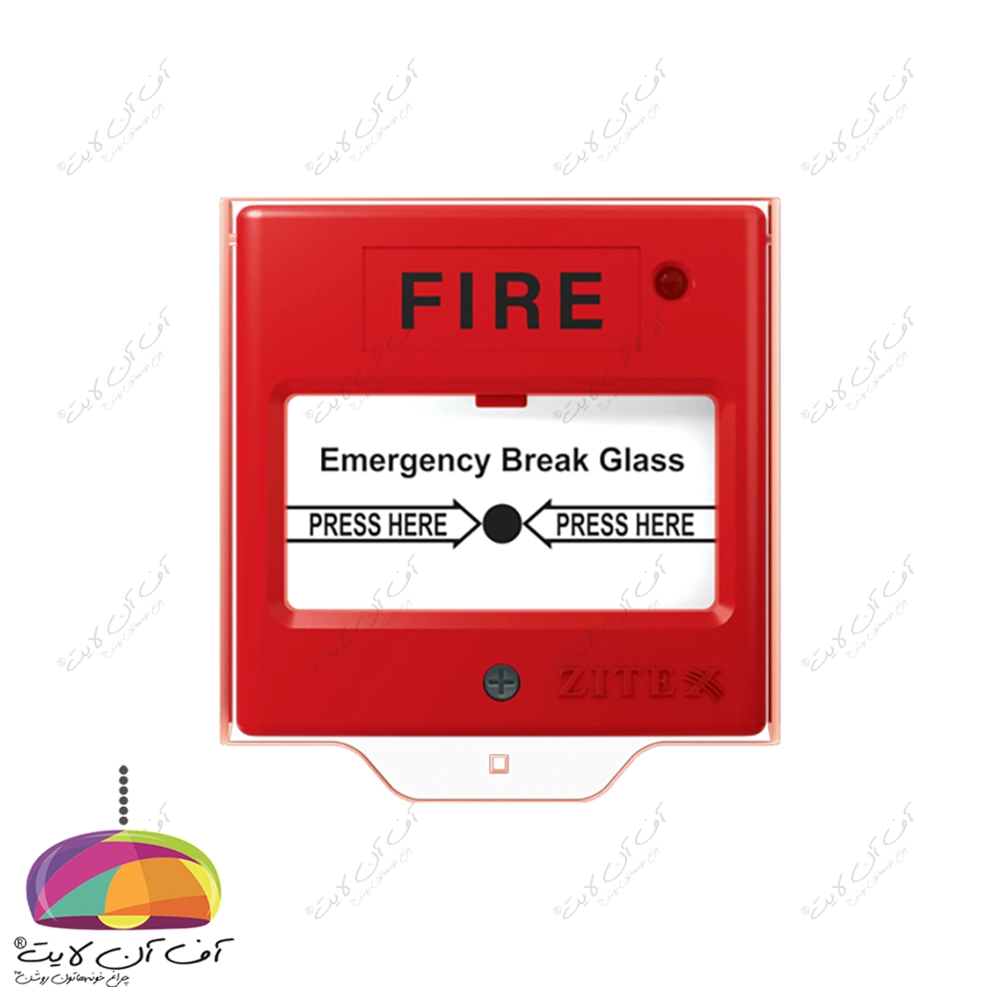 شستی اعلام حریق کانونشنال ZITEX مدل ZI-CP-86