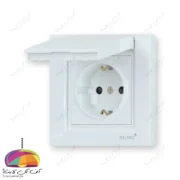 پریز برق ارت دار بارانی مدل آسا پلاس دلند