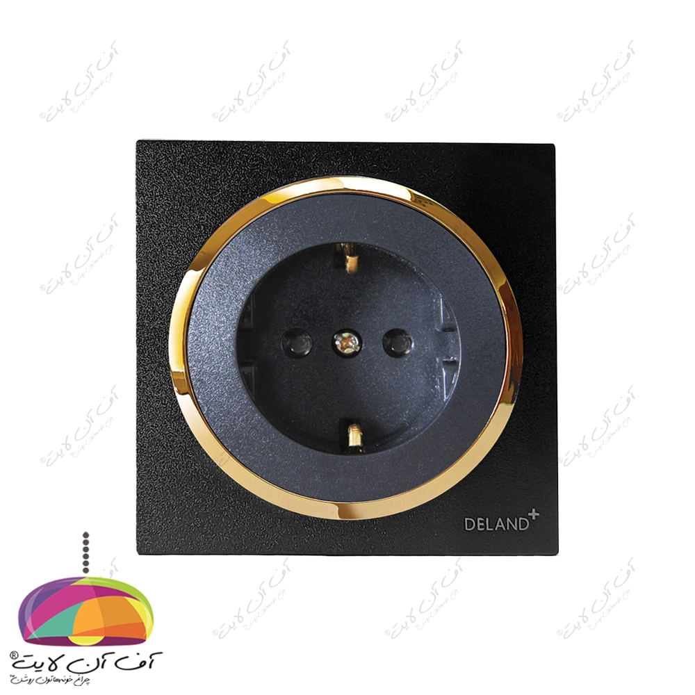 پریز برق ارت دار مدل آوا پلاس دلند