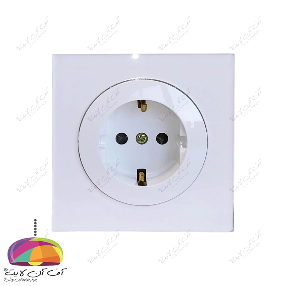پریز برق ارت دار مدل آوا پلکسی دلند