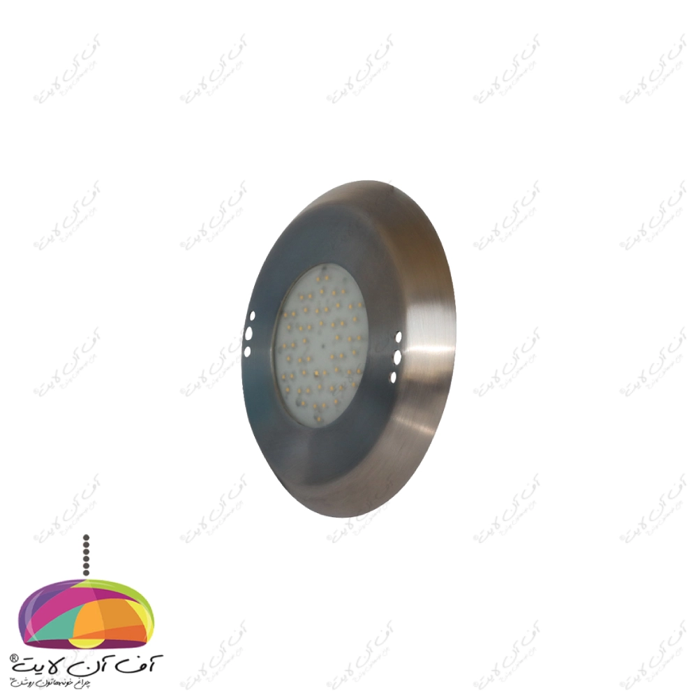 چراغ استخری روکار 5 وات بدنه استیل LEDMAN
