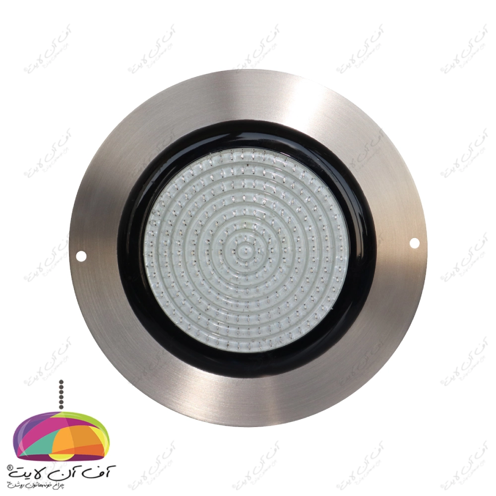 چراغ استخری روکار فوق باریک 20 وات بدنه استیل LEDMAN