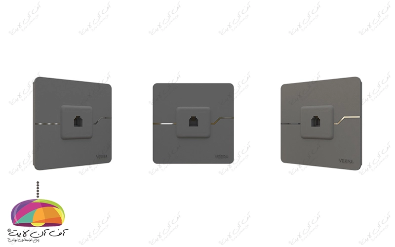 پریز سوکت شبکه مدل T2 ویرا الکتریک