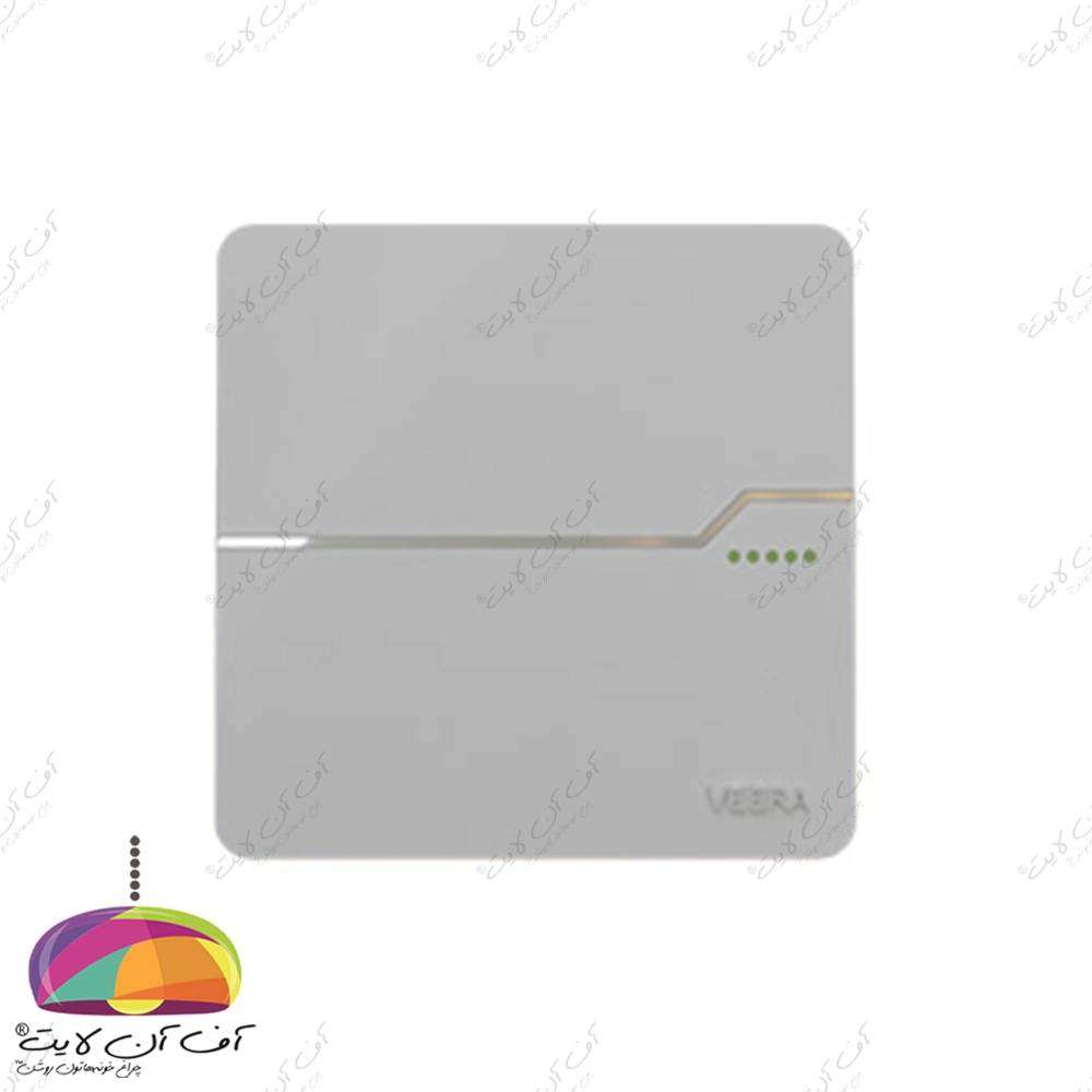 white1 کلید تک پل مدل T2 ویرا الکتریک