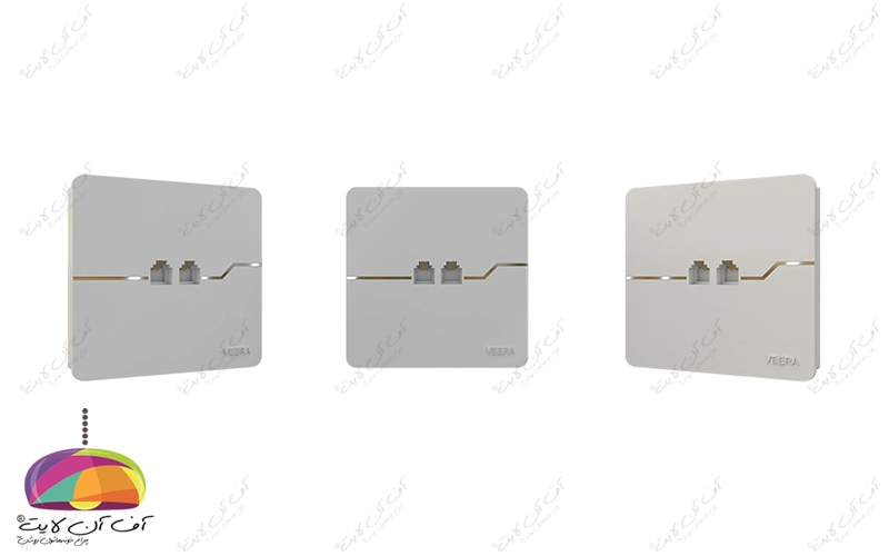 پریز سوکت تلفن مدل T2 ویرا الکتریک