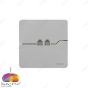 پریز سوکت تلفن مدل T2 ویرا الکتریک