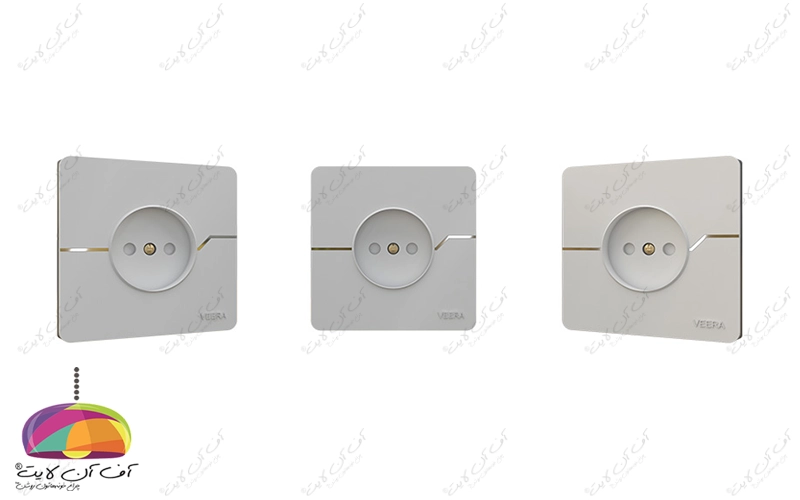 پریز ساده مدل T2 ویرا الکتریک