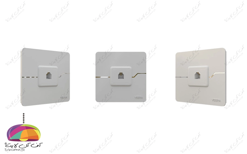 پریز سوکت شبکه مدل T2 ویرا الکتریک