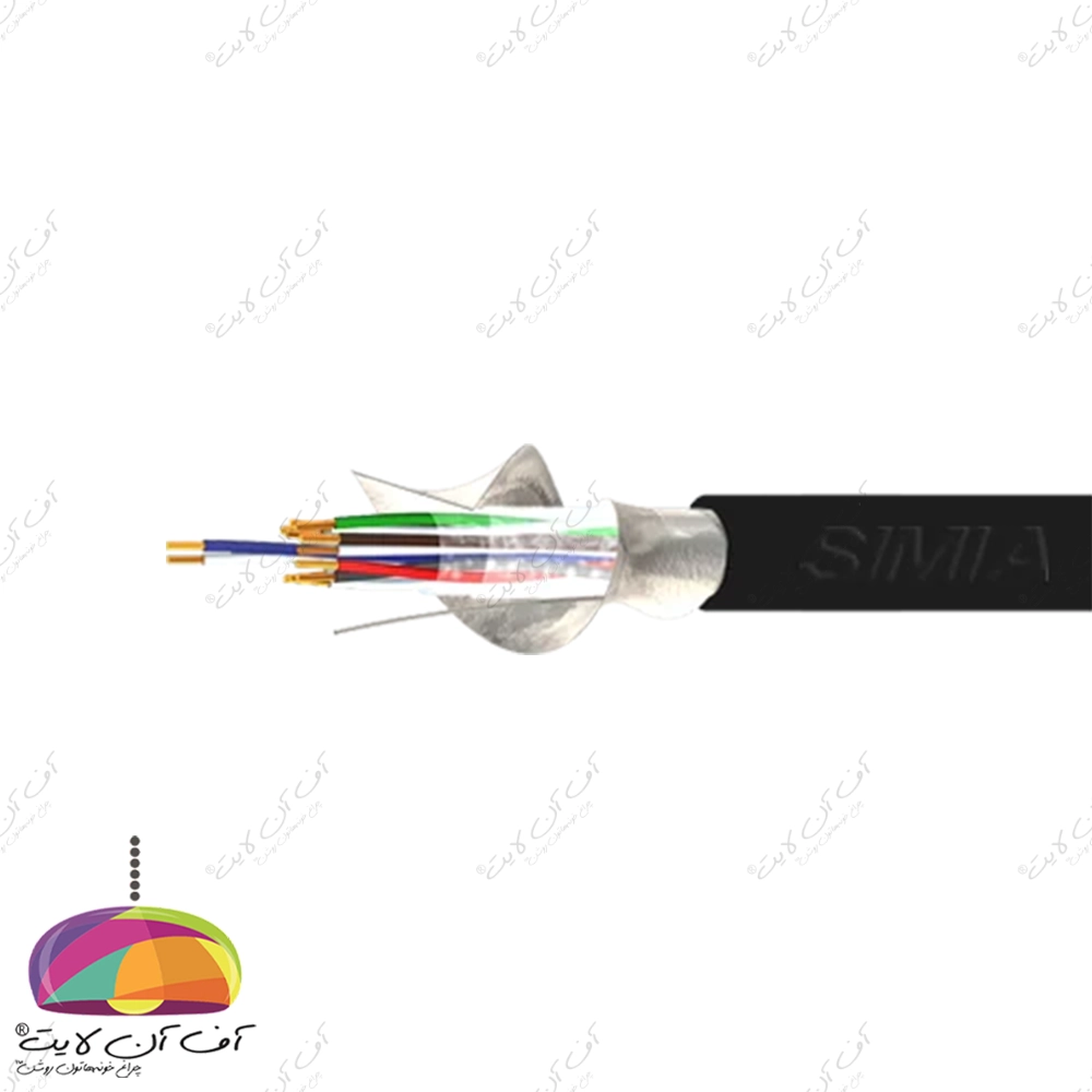 کابل مخابراتی مشکی زمینی زوجی سیمیا
