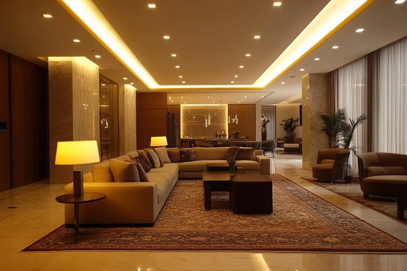 بهترین مدل‌های چراغ سقفی توکار LED برای سقف کاذب