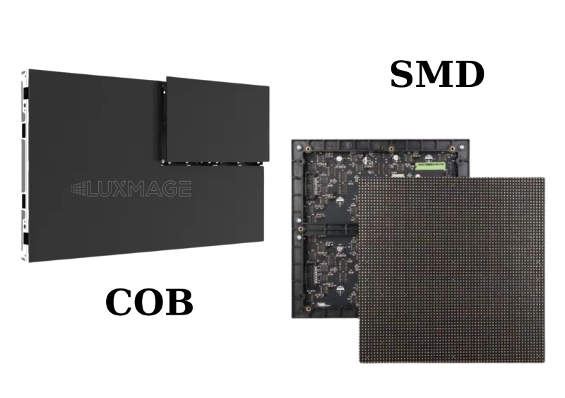 تفاوت پایه پروژکتورهای SMD و COB